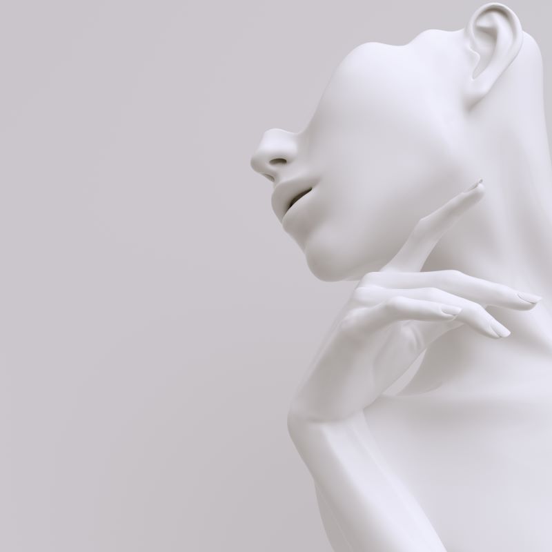 Assistance en droit à l'image, influenceurs, mannequins par avocat à Marseille. Image montrant un visage féminin.