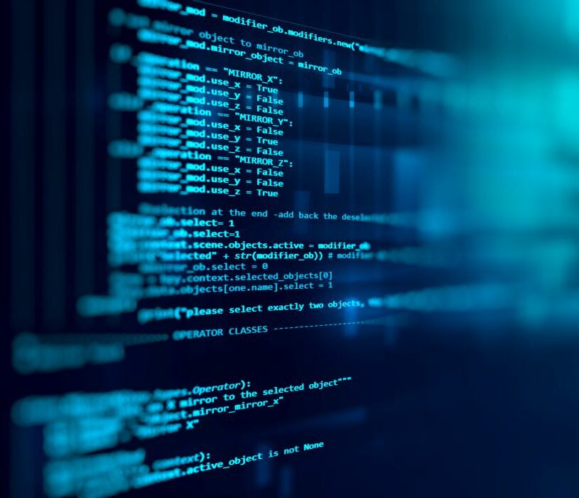 Assistance rédaction de contrats, développement, SLA, DPA, par avocat à Marseille. Capture d'écran montrant des lignes de code source de logiciel SaaS.